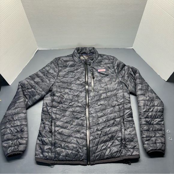 Vineyard Vines Camo Print Women's Jacket Sz Small - Picture 1 of 14